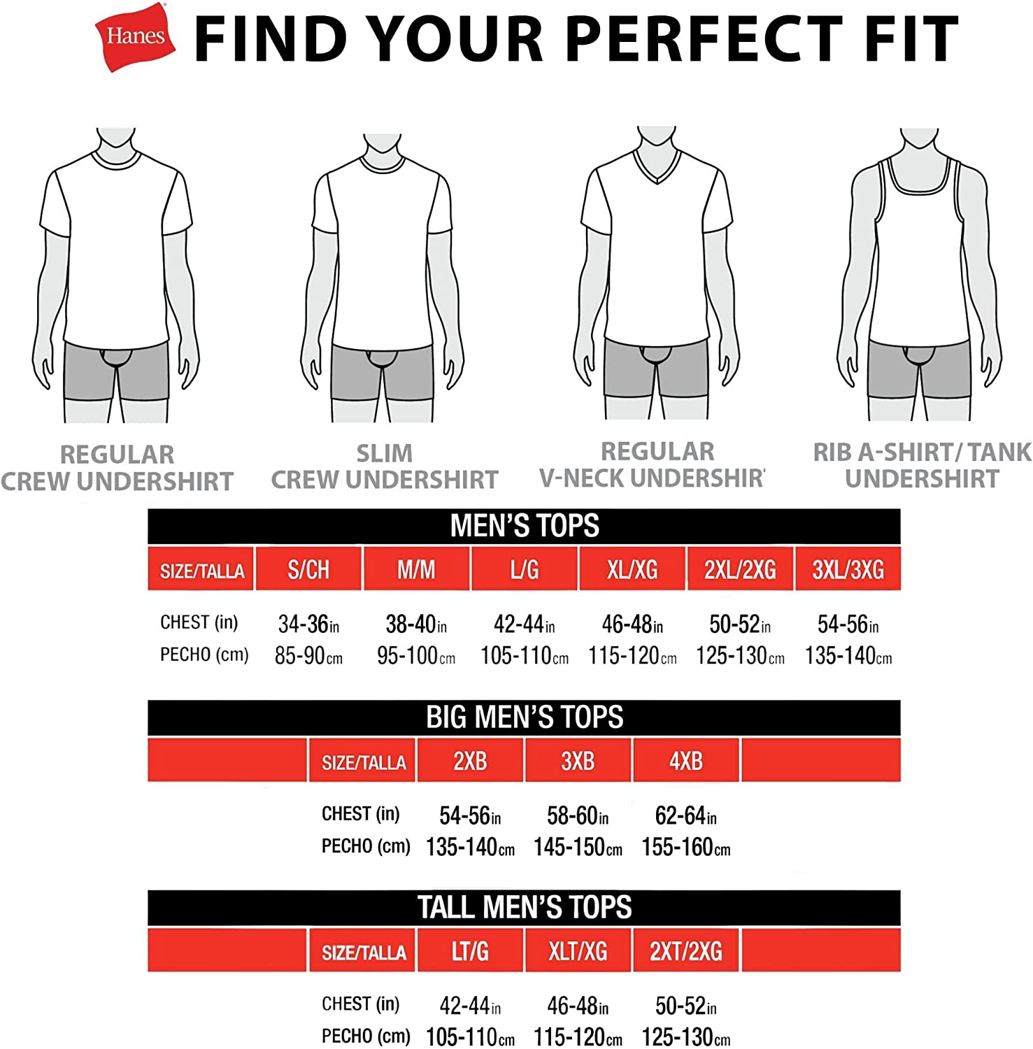 Hanes Men's Cotton, Moisture-Wicking Crew Tee Undershirts, Multi-Packs Available - Image 6